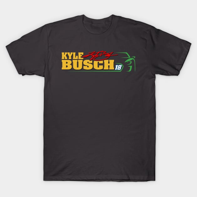 #18 Busch Sign. Car T-Shirt by Lifeline/BoneheadZ Apparel